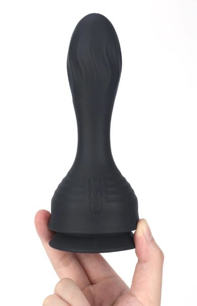 Maverick 10 Function Inflatabl Anal Plug Black