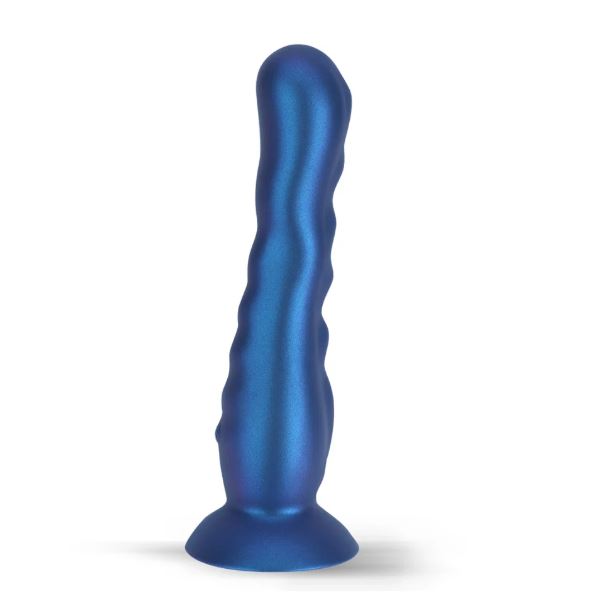 Aurora 9 Function Liquid Silicone Dong Blue