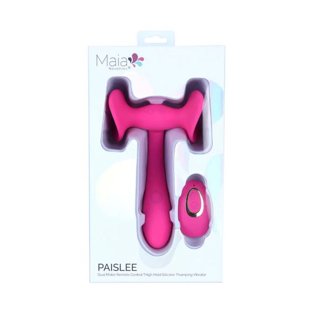 Paislee Dual Motor Thiigh Hold Vibrator Pink