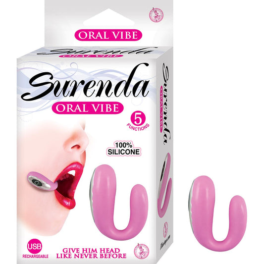 Surenda Oral Vibe Pink – Rechargeable Silicone Oral Stimulation Vibrator