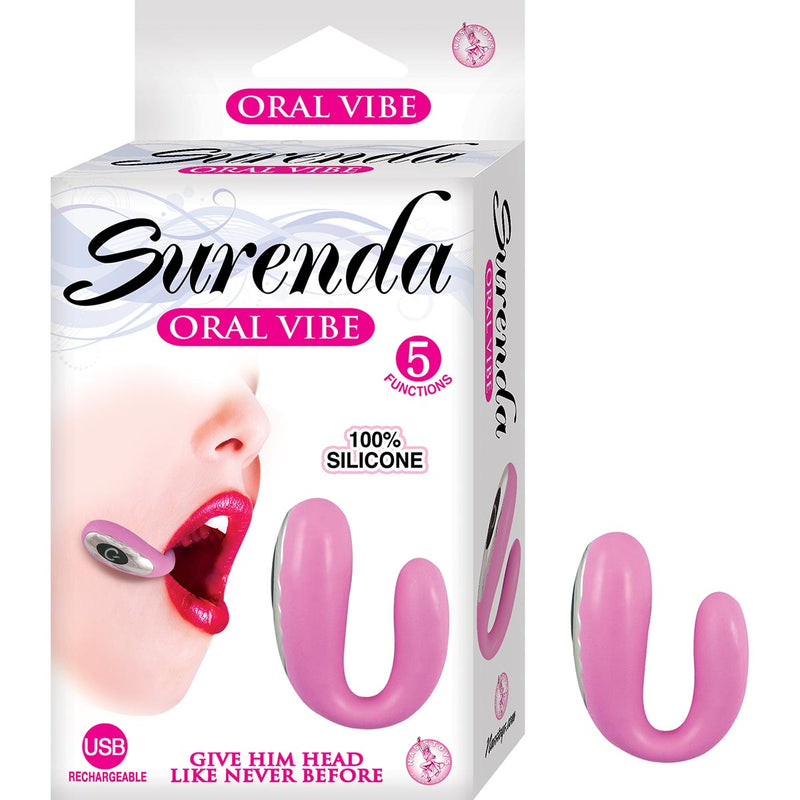 Surenda Oral Vibe Pink – Rechargeable Silicone Oral Stimulation Vibrator