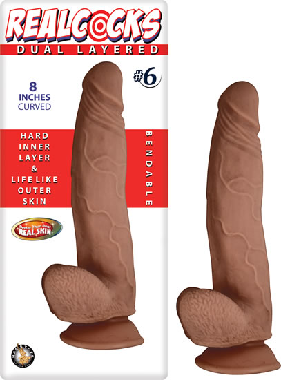 Doctor John's Dual Layered #6 – Brown Curved 8 Inch