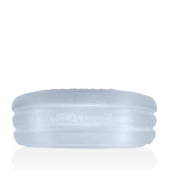 Roto Grooved Gripper-Ribbed Cockring Clear Steam