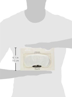 Shots Ouch! Soft Eyemask White – Comfortable Satin Blindfold for Sensory Play