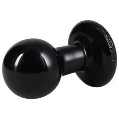 Round Butt Plug Large - Black