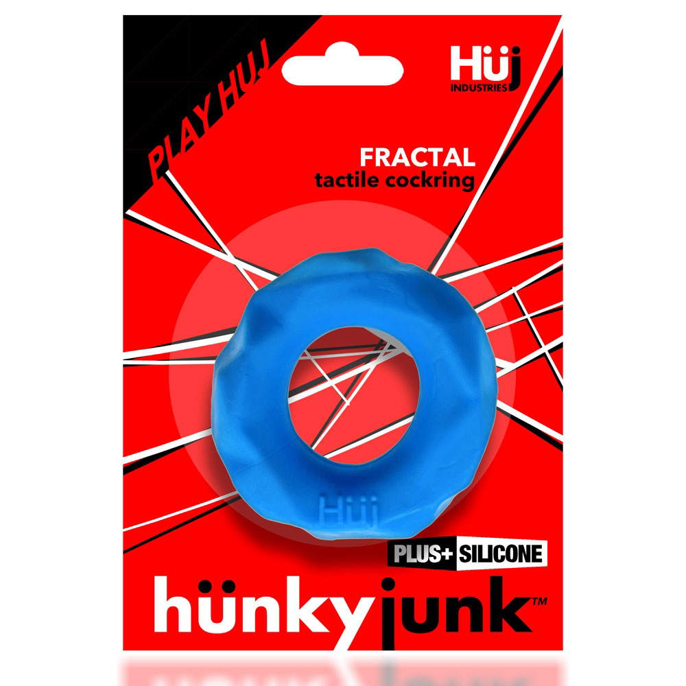 HUNKYJUNK FRACTAL COCKRING TEAL ICE (NET)