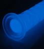 GLOW IN THE DARK PERIWINKLE PEEN DILDO 8.5 "