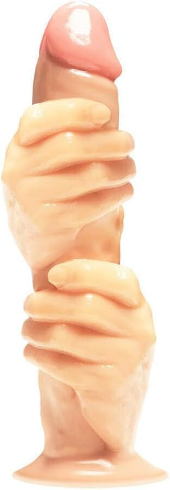 The 9's 2 Fisted Grip Fisting Dildo – Realistic Fist & Cock PVC Dildo with Suction Base