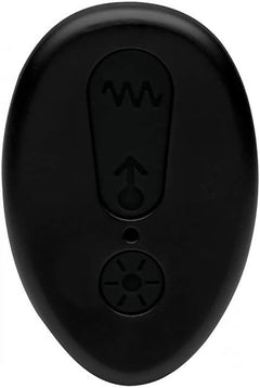 Under Control Thrusting Anal Plug with Remote Control – Rechargeable Warming Silicone Vibrating Plug