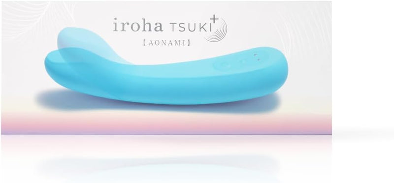 TENGA iroha TSUKI+ AONAMI – Rechargeable G-Spot Vibrator with Moving Tip