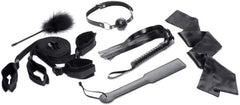 Strict Bed Restraint Bondage Kit Black – 6 Piece BDSM Restraint Set