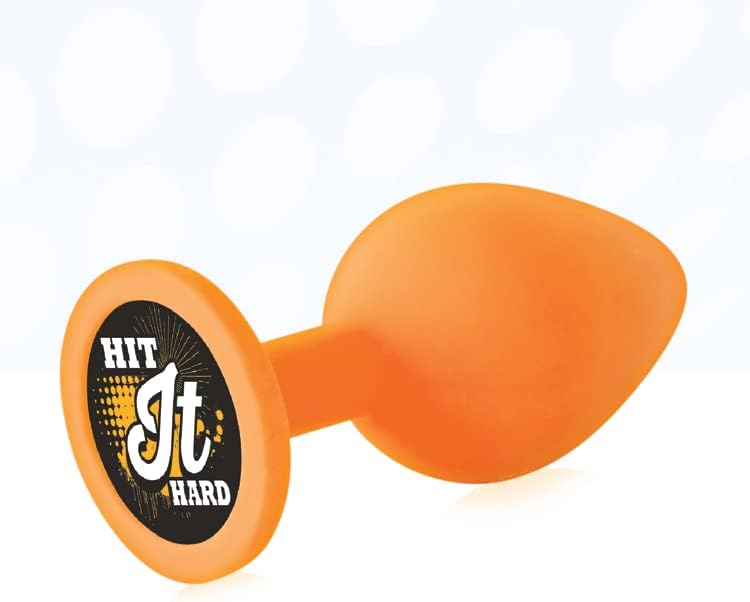 The 9's Booty Calls Silicone Butt Plug Orange Hit It Hard – Message Silicone Anal Plug