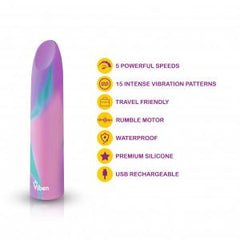 FIXATION UNICORN POWERFUL LIPSTICK BULLET VIBE