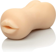CalExotics Stroke It Mouth & Ass – Realistic Dual Ended PureSkin Male Stroker