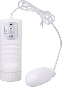 Doc Johnson White Nights Velvet Controller & Bullet Vibrator