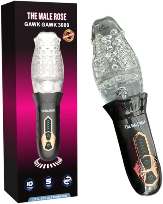The Male Rose Gawk Gawk 3000 Rechargeable Stroker