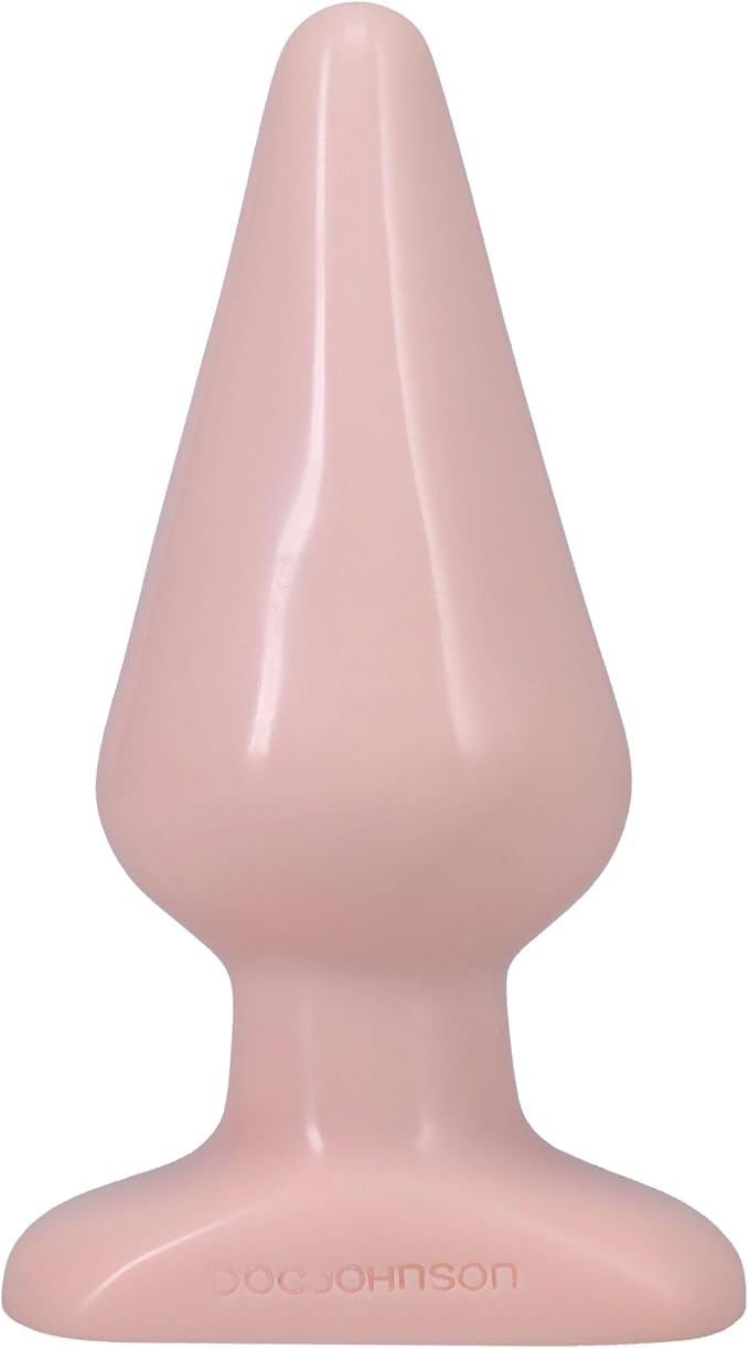 Classic Butt Plug – Large Smooth Plug with Flared Base