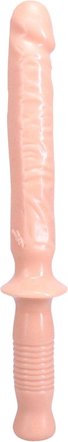 Doc Johnson Manhandler – Flesh 14.5-Inch Classic Dildo with Handle