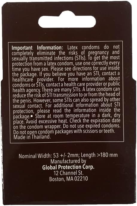 Trustex Chocolate Flavored Lubricated Latex Condoms – 3 Pack with Reservoir Tip | Sweet Chocolate Flavor