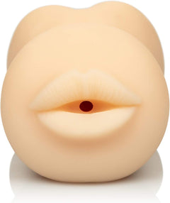 CalExotics Stroke It Mouth & Ass – Realistic Dual Ended PureSkin Male Stroker