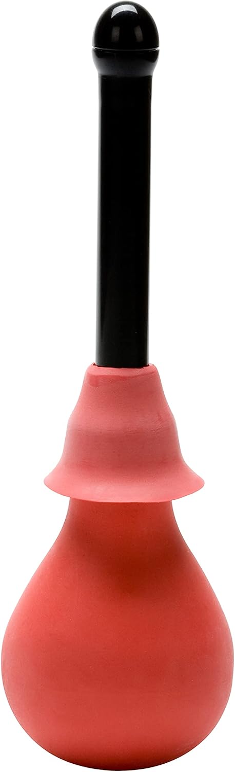 Vulcanite Anal Douche – Reusable Cleansing System with 2 Attachments | CalExotics