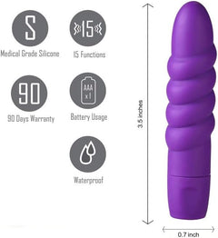 SUGR Mini Bullet Purple – Rechargeable Silicone Mini Vibrator