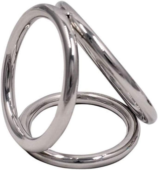 Triple Ring Cock Ring – Stretchy Triple Support Enhancement Ring for Comfort & Performance