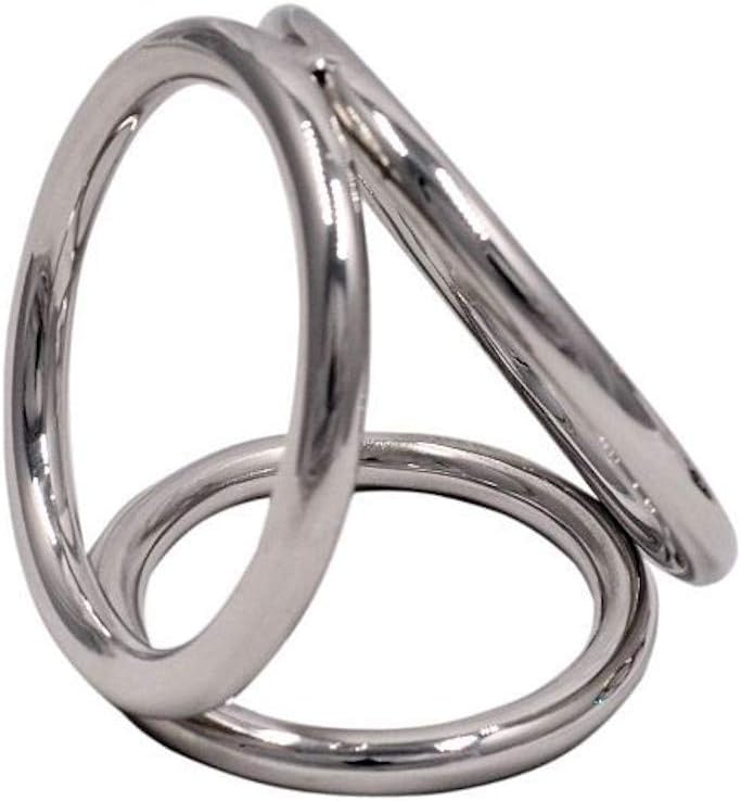 Triple Ring Cock Ring – Stretchy Triple Support Enhancement Ring for Comfort & Performance