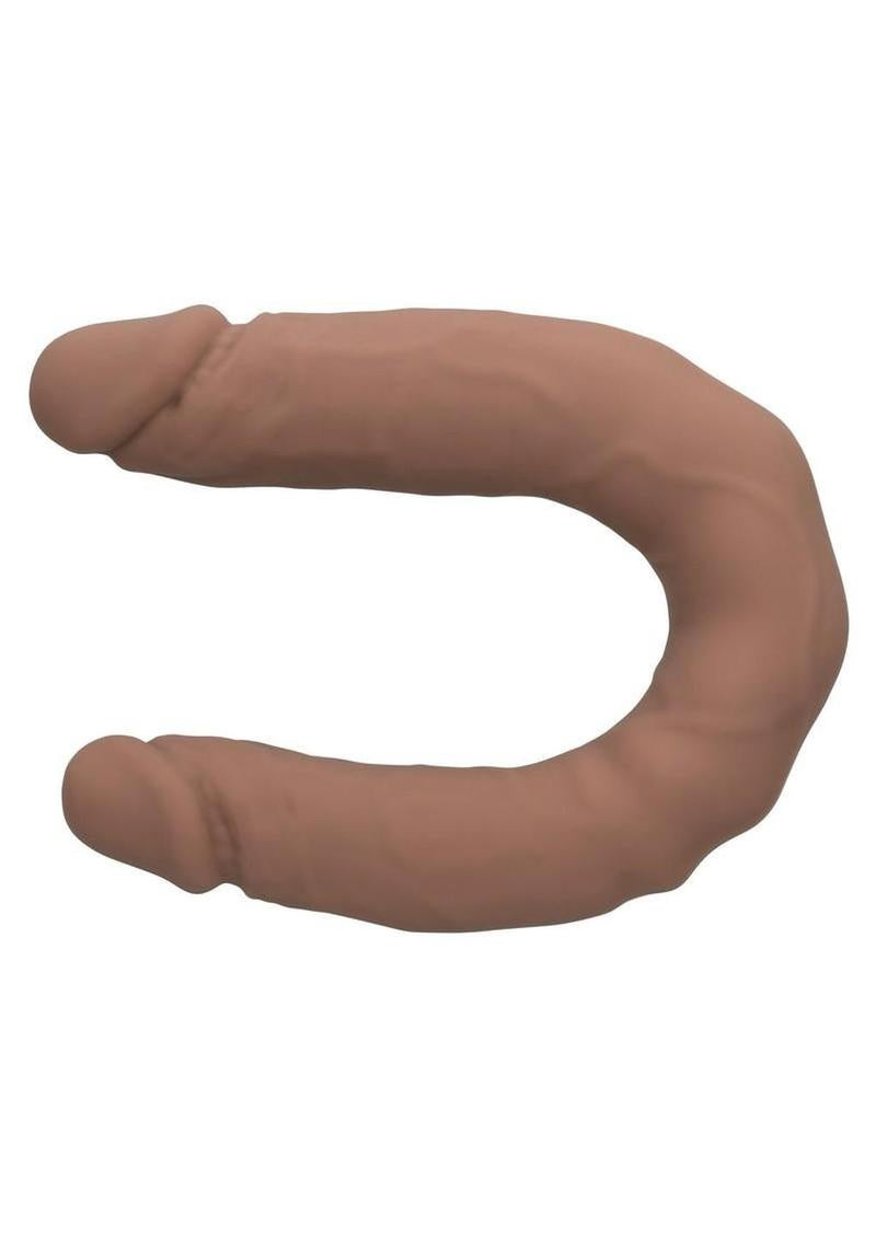CalExotics Studs Bend & Hold Dual Dong 16" Brown – Flexible Silicone Double-Ended Toy