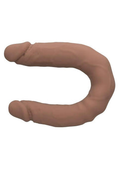 CalExotics Studs Bend & Hold Dual Dong 16" Brown – Flexible Silicone Double-Ended Toy