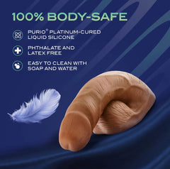 URSELF Affirm 5 Inch Silicone Packer Brown – Realistic Soft Silicone Prosthetic for Everyday Wear