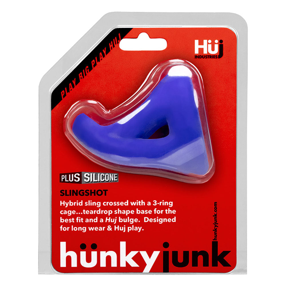 HUNKYJUNK SLINGSHOT 3-RING TEARDROP COBALT (NET)
