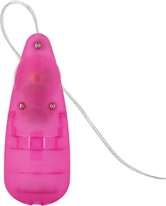 CalExotics Slim Teardrop Bullet Vibrator Pink – Compact Multi-Speed Personal Massager