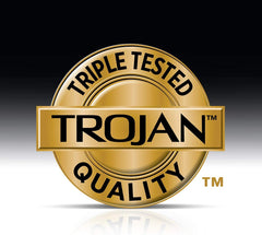 Trojan Ultra Ribbed Ecstasy Lubricated Condoms – 10 Pack Premium Ribbed Latex Condoms with UltraSmooth Lubricant
