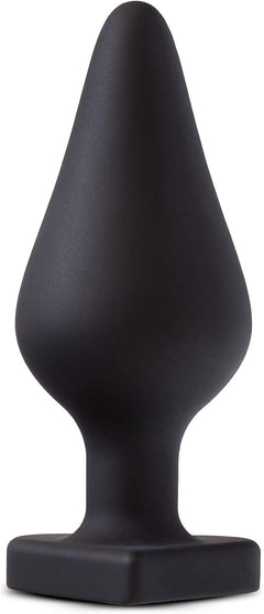 Temptasia Fuck Me Butt Plug Black – Silicone Heart Base Anal Plug