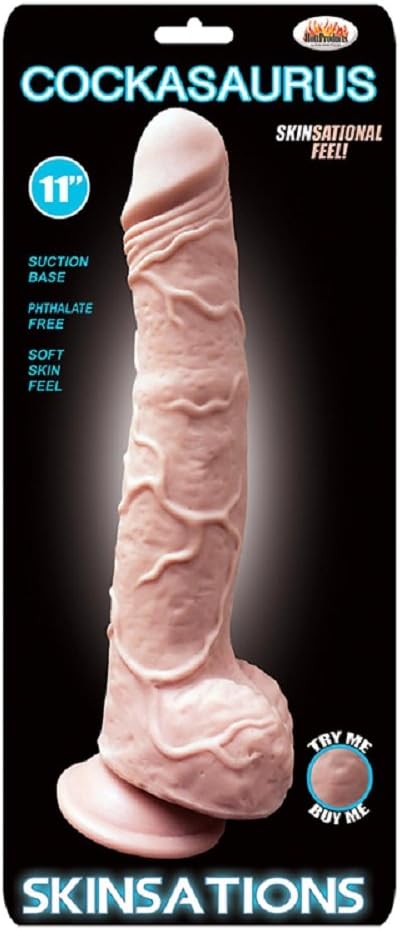 Skinsations Cockasaurus 11 Inch Dildo – Realistic Textured Adult Novelty Toy