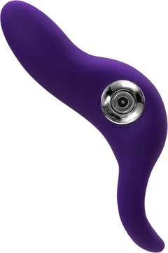 VēDO Sexy Bunny Rechargeable Ring Deep Purple – Dual Motor Silicone Couples Ring