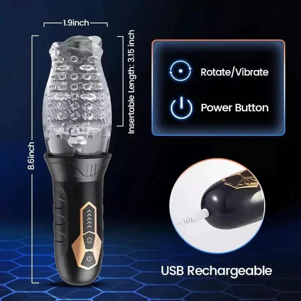 The Male Rose Gawk Gawk 3000 Rechargeable Stroker