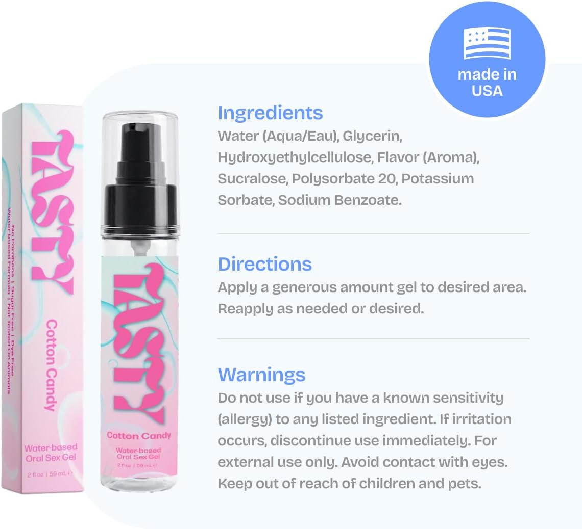 Sweet Treats Tongue Tied – Flavored Oral Pleasure Gel for Couples