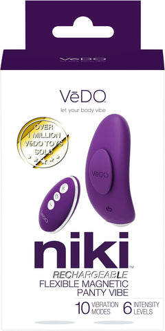 Vedo Niki Rechargeable Panty Vibe – Deep Purple