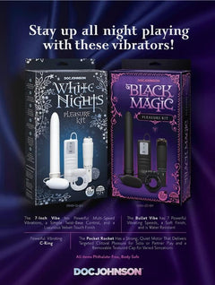 Doc Johnson White Nights Velvet Controller & Bullet Vibrator