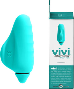 Vedo Vivi Rechargeable Finger Massager – Turquoise