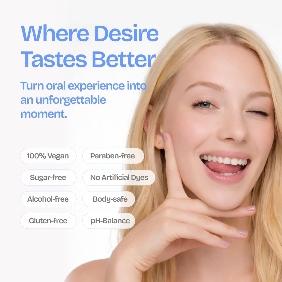 Sweet Treats Tongue Tied – Flavored Oral Pleasure Gel for Couples