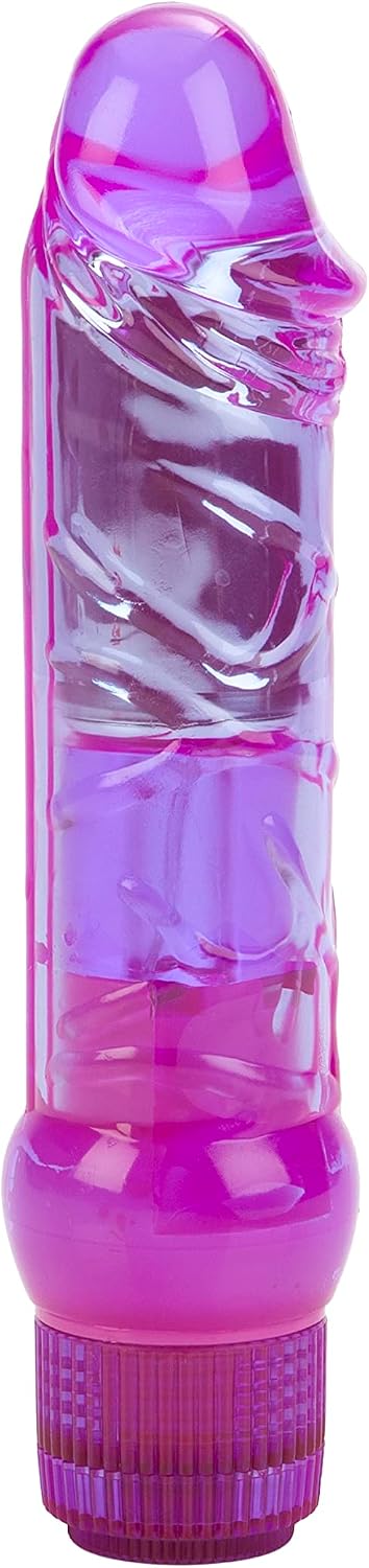Waterproof Crystalessence Gyrating Penis – 6.5" Multi-Speed Vibrating Massager