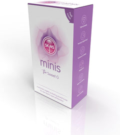 SKINS Minis The Sweet G G-Spot Vibrator – Rechargeable Silicone Vibrator with 10 Vibration Modes