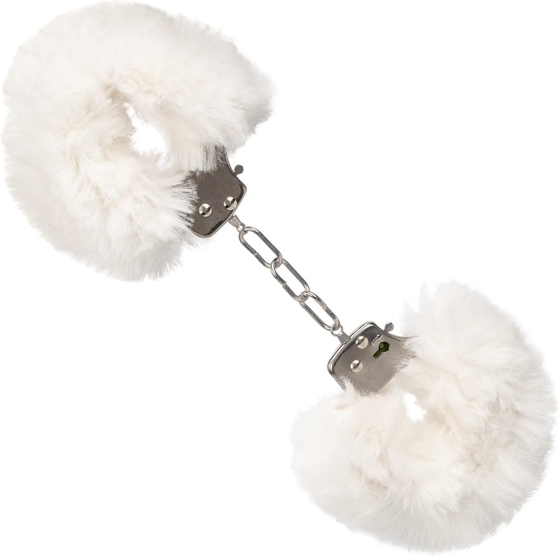 Ultra Fluffy Furry Cuffs – White