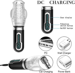 Thrusting Rotating Stroker (The Male Stroker 3) – Automatic Rechargeable Male Masturbator