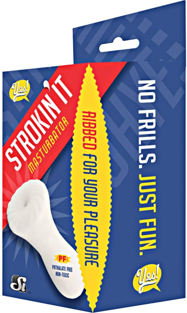 Strokin' It Masturbator – Ribbed TPR Male Stroker Sleeve