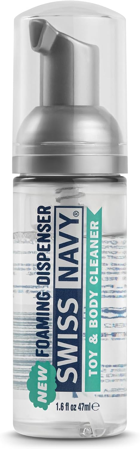 Swiss Navy Toy & Body Cleaner Foaming 1.6 oz – Premium Intimate Toy Cleaner