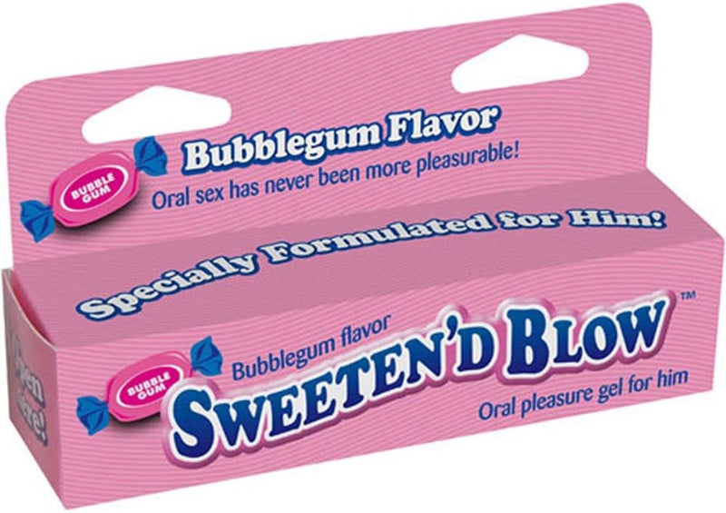 Sweeten'd Blow Bubble Gum Oral Pleasure Gel 1.5 oz – Flavored Water-Based Intimate Gel